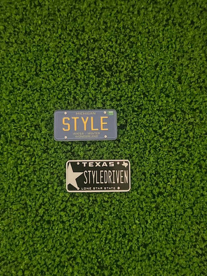 RC License Plates
